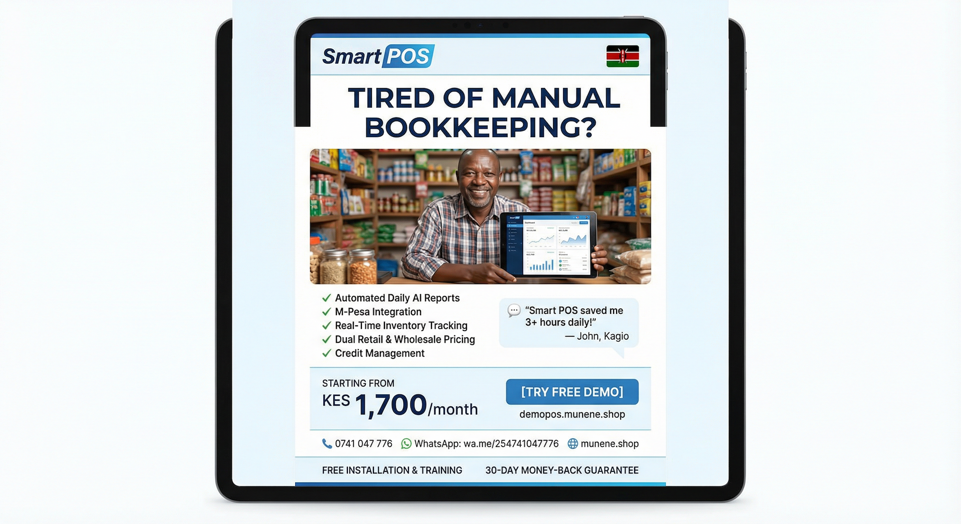 Smart POS - AI-powered point of sale system for Kenyan businesses